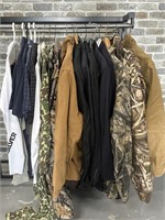 Jackets Size  L-XL, 
Hunting Clothes Size XXL,