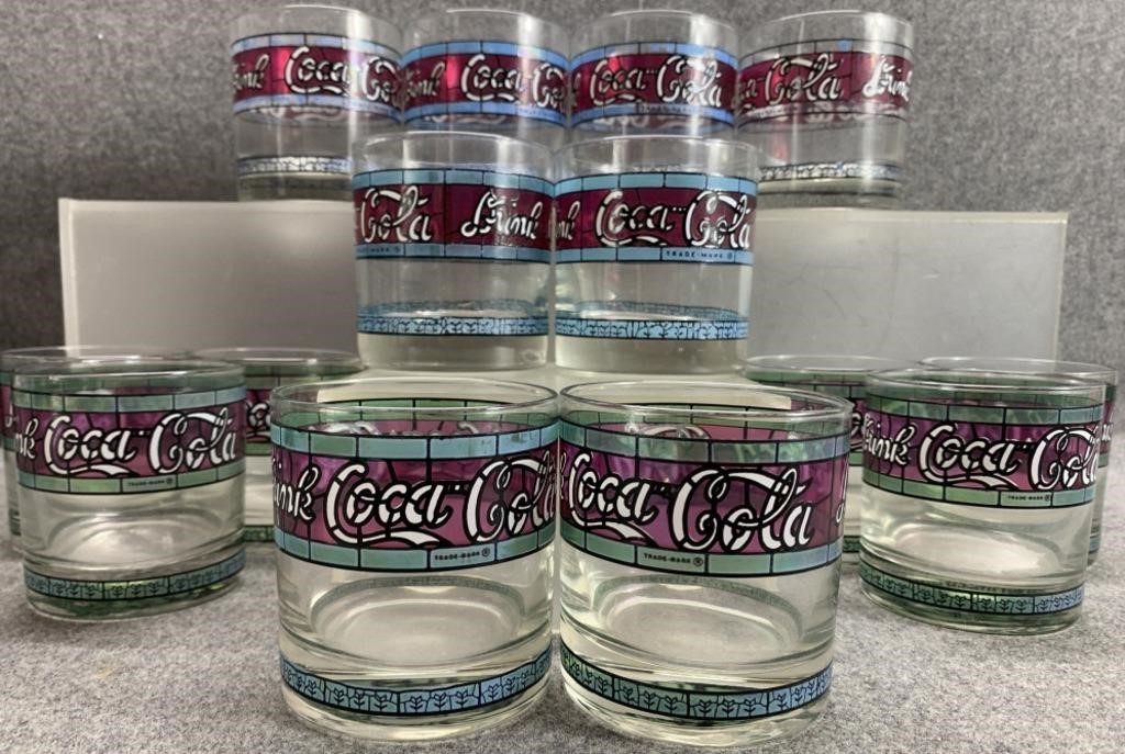 Assorted Coca Cola Glasses