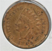 1905 INDIAN HEAD CENT AU