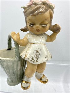 Eyelash girl figurine