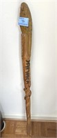 JAMAICA CARVED SOUVENIR WALKING STICK