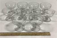 10 stemware glasses