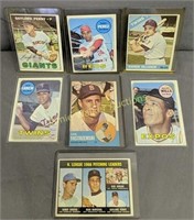 7 Baseball Cards. 1963 Carl Yastrzemski, 1966