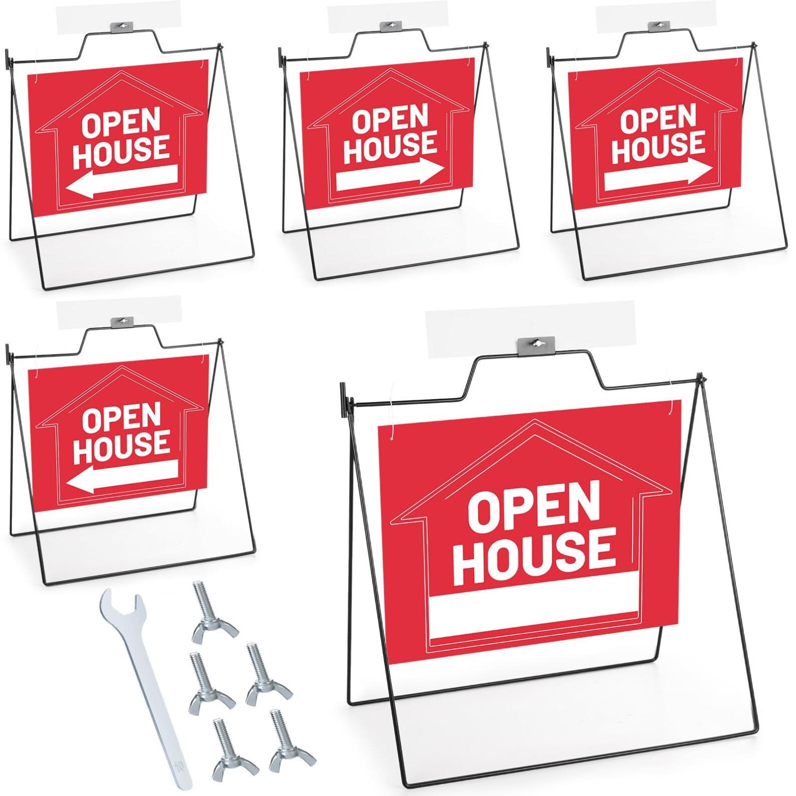 Tandefio 5 Pcs Open House Signs Set 5 Pcs 30'' x