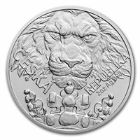 2023 Niue 2 Oz Silver Czech Lion Bu