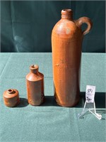 Antique Pottery Vessels Lot incl Johnannis Brunnen