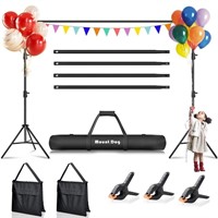 2M x 3M/6.5ft x 10ft Photo Backdrop Stand Kit