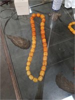 Amber beads necklace