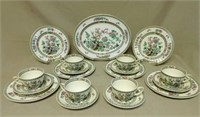 English Crown Ducal "Indian Tree" Luncheon Set.