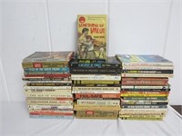 53 Vintage Paperback Books- Various Titles- Packed
