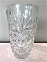 Pinwheel Crystal Vase