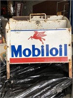 Mobiloil 10 bottle oil rack