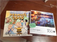 Peanuts book and 300 pc puzzle