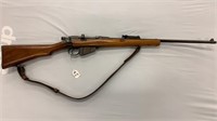 British 303 Bolt-Action Rifle with Leather Sling