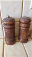 Wood Salt And Pepper Shakers