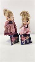 (2) Precious Moments Dolls