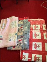 3 vintage quilts as is approximate double size