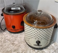 2 vintage Crock Pots