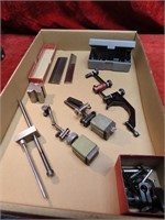 Assorted machinist's steel blocks/tools.