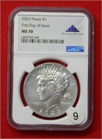 2023 Peace Silver Dollar NGC MS70