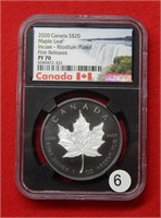 2020 Canada $20 NGC PF70 1 Oz Silver Incuse