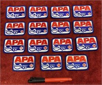 Set of (15) APA Membership Sew-On Patches