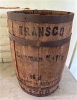 Antique Transco Wood Nail Keg