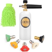 LOETAD Foam Cannon Pressure Washer Car Wash Kit