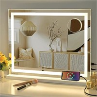 Sucedey Vanity Mirror with Lights, 23" x 18"