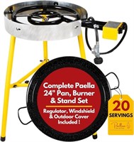 Paelluxe Complete Paella Pan Burner & Stand Set