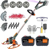 Electric Weed Wacker, (21V 2x6.0A Weed Eater