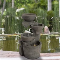 PURE GARDEN 50-LG1182 4-TIER FOUNTAIN