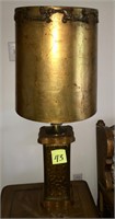 MCM 3 Way Lamp with Barrel Shade