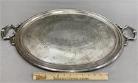 American Victorian Silverplate Platter