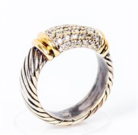 Jewelry Sterling & 18kt Gold David Yurman Ring
