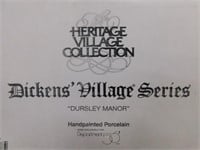 Dept. 56 Dickens Village Series "Dursley Manor,"