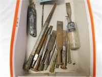 Chisels (1 Craftsman) - punches - Stanley box