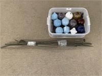 Collection of Vintage Lightning Rod Balls
