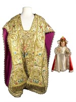 Vntg Chasuble Vestments, Baby Jesus Of Prague