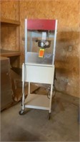 Quarter Popcorn Machine With Cart On Casters