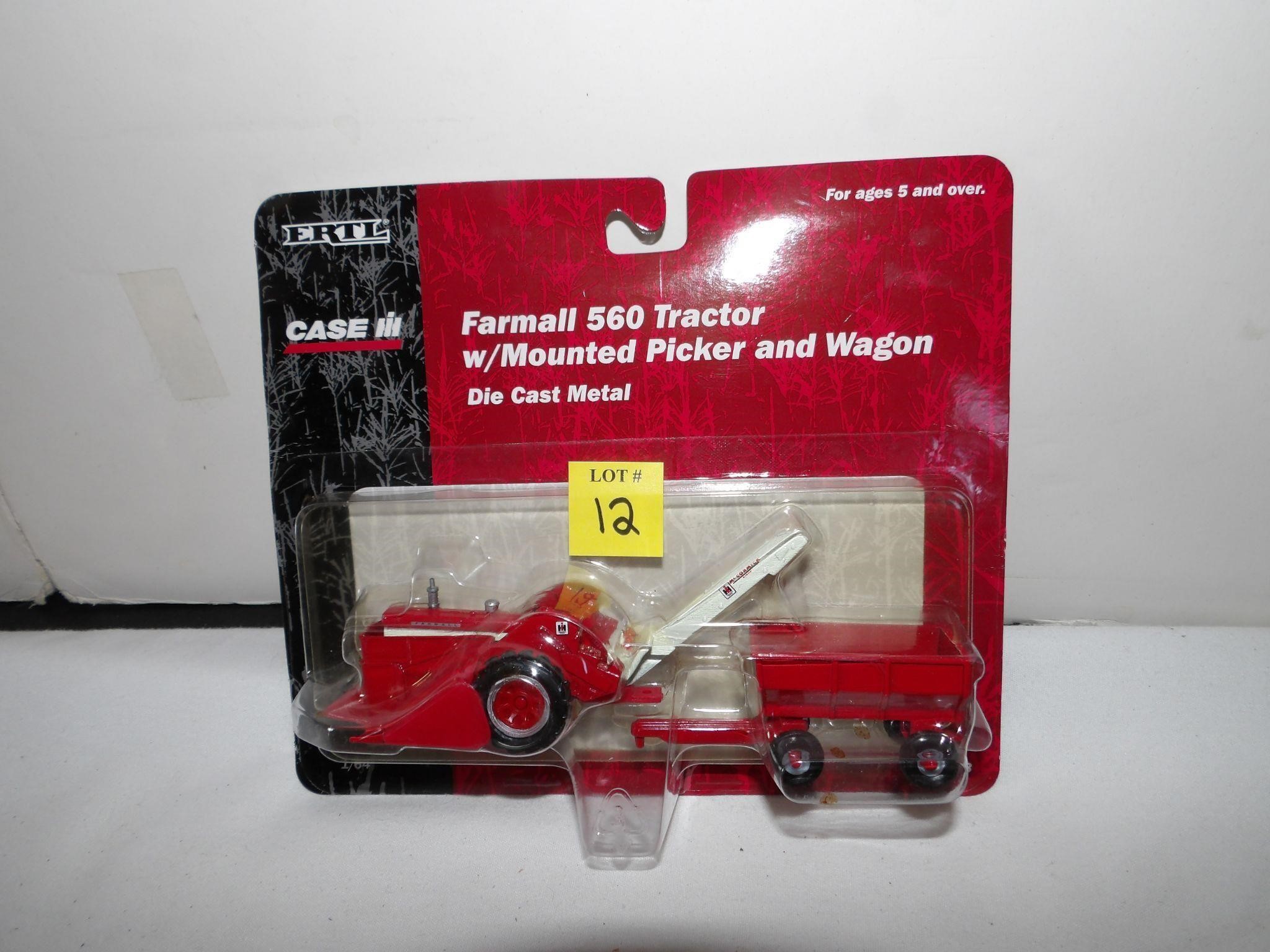 1/64th Farmall 560 w/Picker