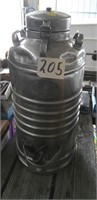 Vintage 5 Gallon Stainless Steel Jug