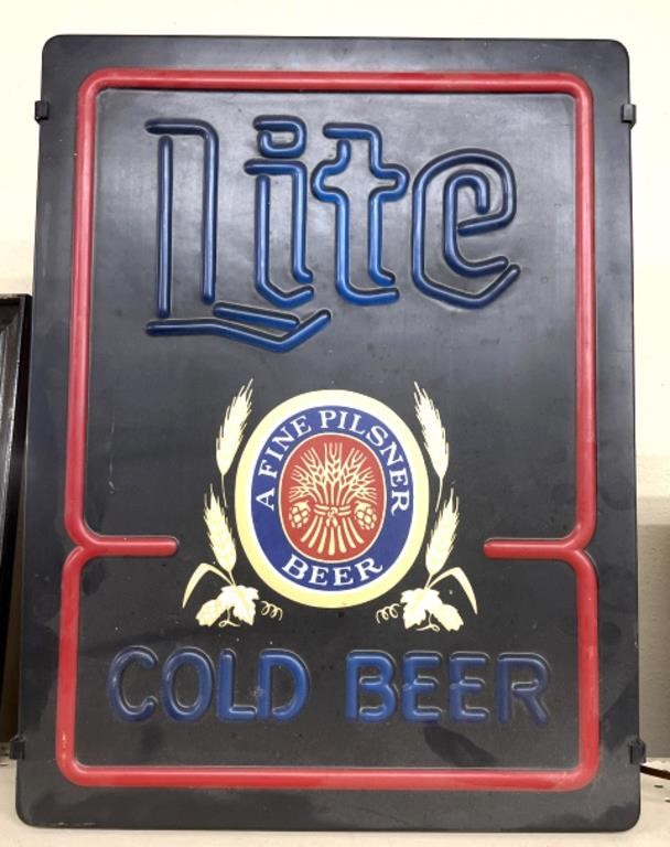 Lite cold beer light tested/works