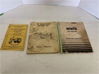 Massey Harris & White Operators Manuals