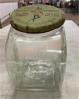 Vintage planters peanut display jar