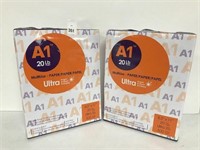 2 PCS A1 500 PCS 8.5" X 11" MULTI-USE PAPER