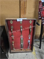 vintage door lock display