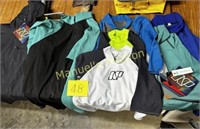 GROUP LOT MISC SZ'S- SURFING/WATER SHIRTS