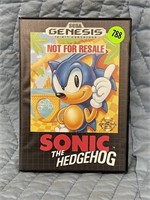 SEGA GENESIS SONIC THE HEDGEHOG GAME W/ ORIGINAL