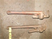 2-18" pipe wrenches